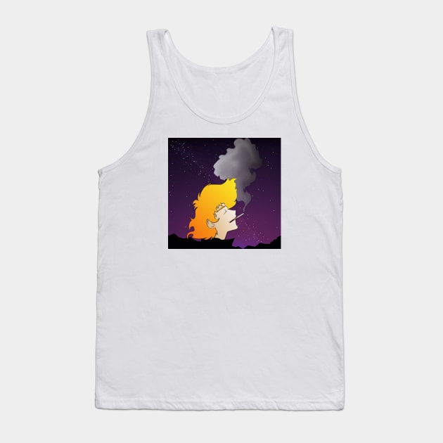 The Chain Smoker Tank Top by scooophunter